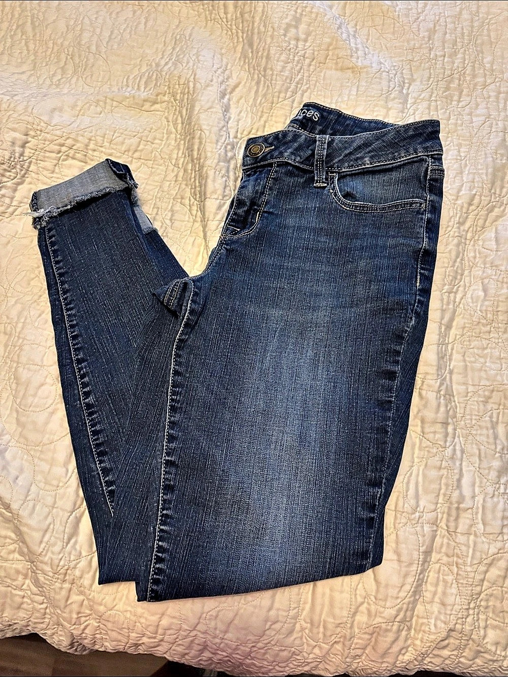 Maurices Skinny Jeans Blue Size Medium